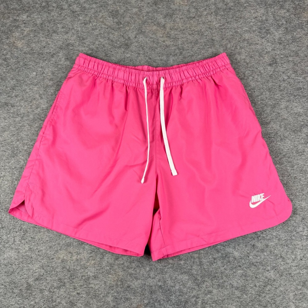 Nike Woven Flow‎ Swim Shorts 6" DM6829-684 Lined Pockets Pink Mens Medium M